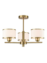 Franklite Polaris 3lt Fitting In Aged Brass